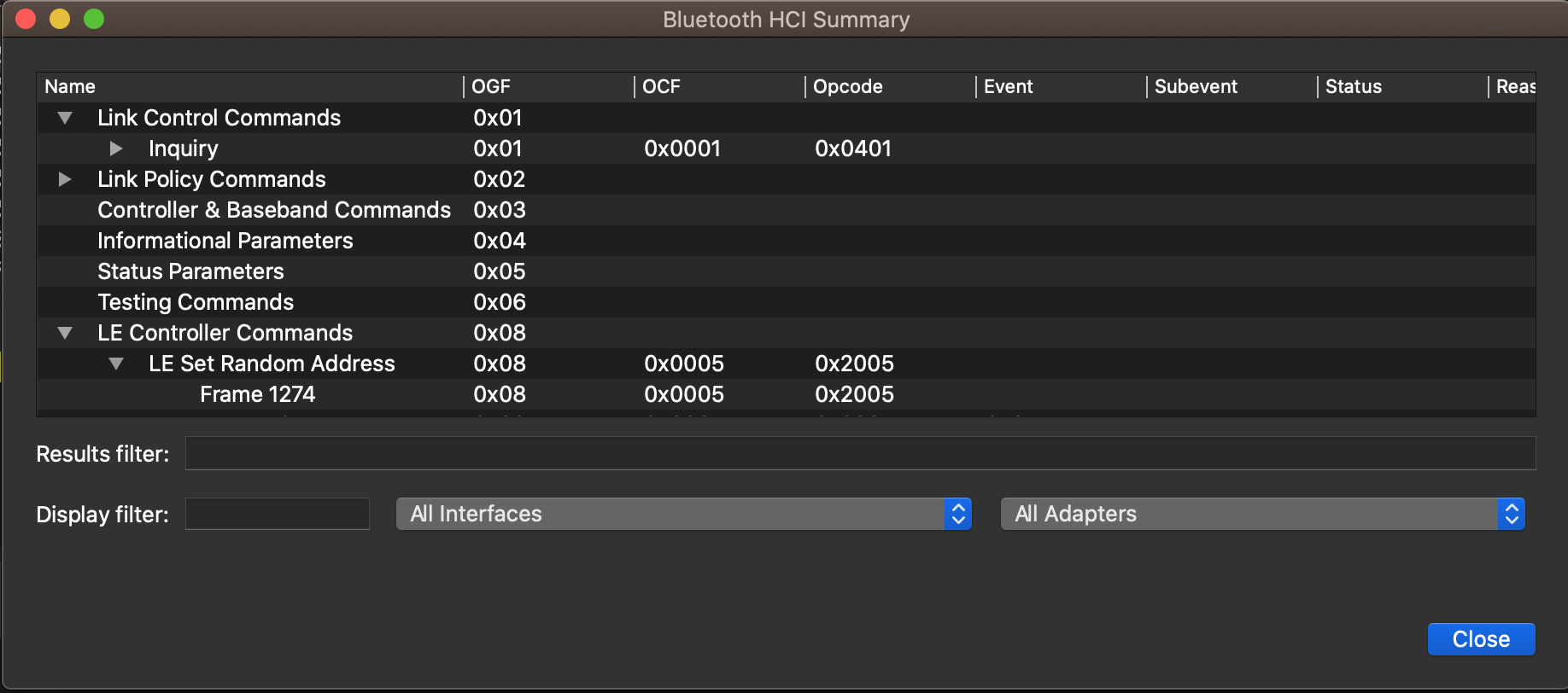 Журнал hci bluetooth что это